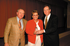 Joann Dost with Award