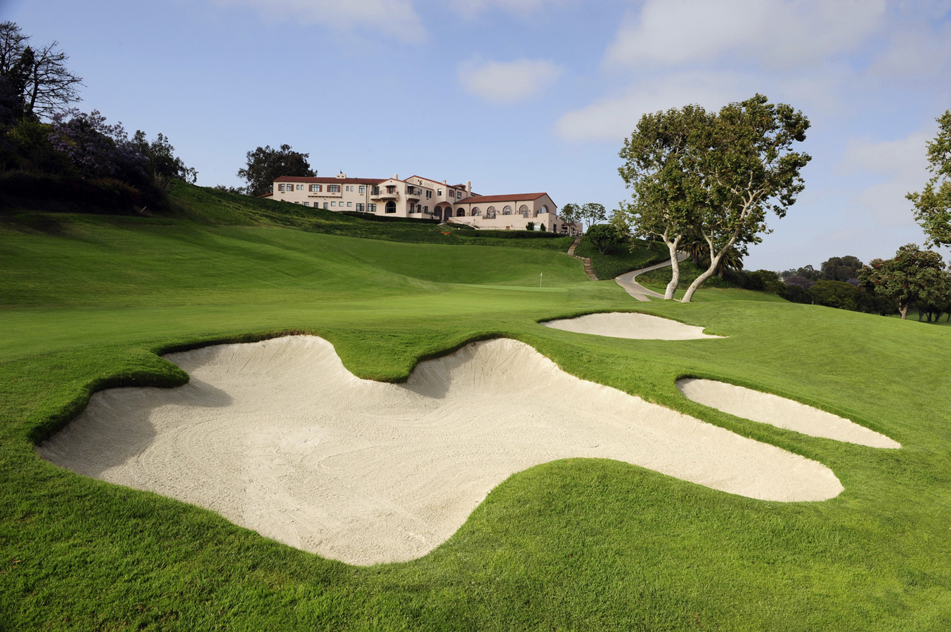 Riviera Country Club, Hole 18 Sand - Joann Dost Golf Editions