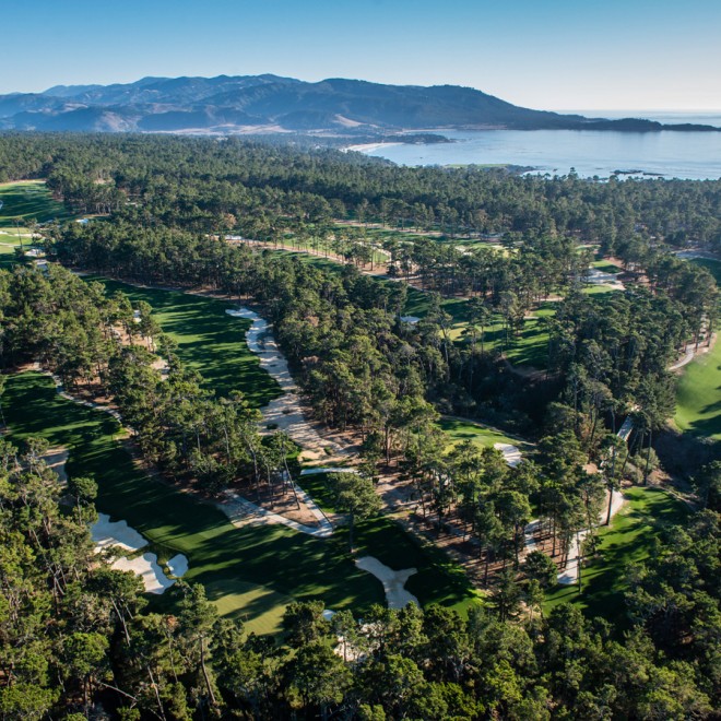 Poppy Hills Golf Course, Aerial
